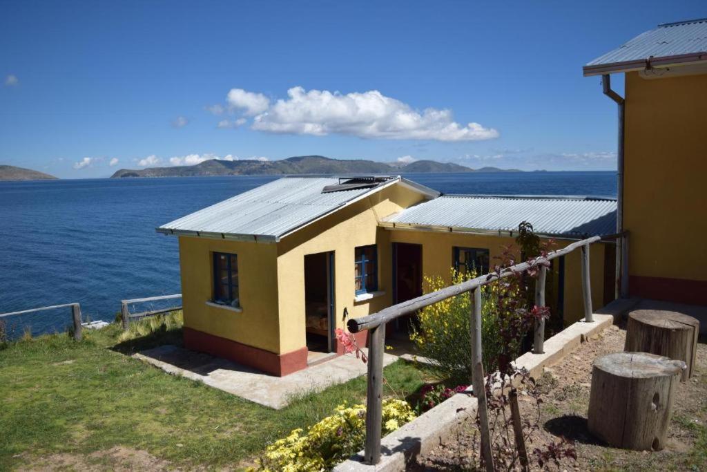 Hotel Hostal Luna Del Titikaka En Isla De La Luna Bolivia Exterior foto